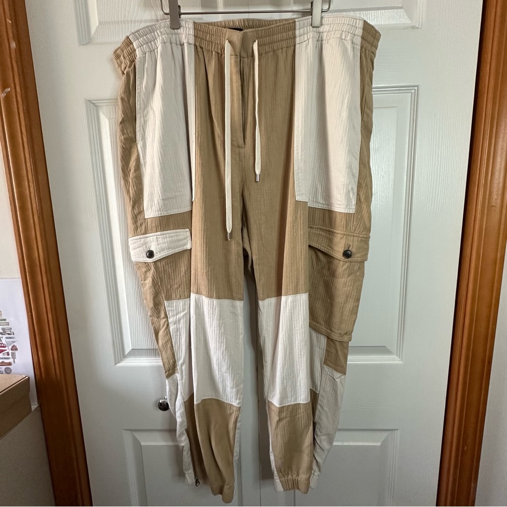 J. Crew Colorblocked Cargo Joggers